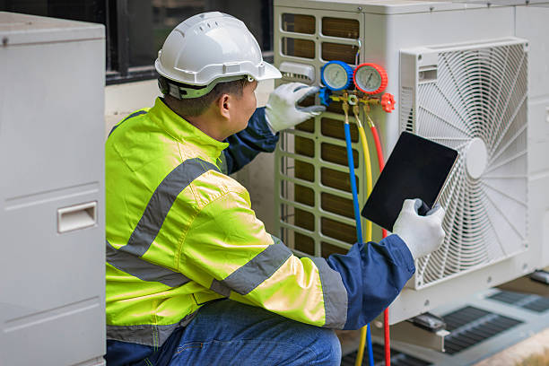 Professional Hvac technician working in Stanley, ND